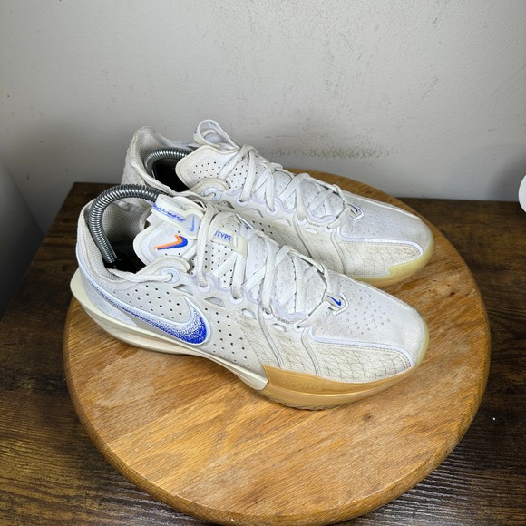 - Nike Air Zoom GT Cut 3 Blueprint Pack Shoes Men's Size 8 White Blue HJ8206-100